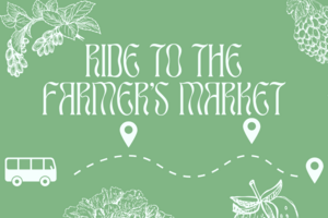 ride to the farmers market