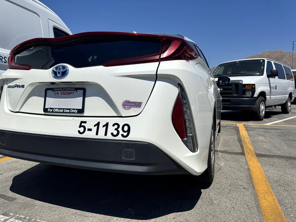 UCR Fleet Vehicle