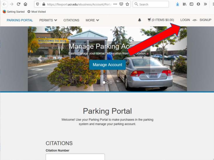 Adding a Vehicle to a Parking Permit 1